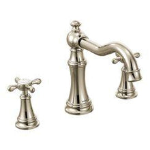 Load image into Gallery viewer, Moen TS22101 Weymouth Two Handle High Arc Roman Tub Faucet in Polished Nickel
