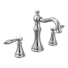 Load image into Gallery viewer, Moen TS42108 Weymouth Two Handle High Arc Bathroom Faucet in Chrome
