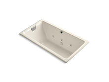 Load image into Gallery viewer, KOHLER K-856-H2-47 Tea-for-Two 66&quot; x 36&quot; drop-in whirlpool with end drain and heater without trim
