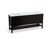 Load image into Gallery viewer, KOHLER K-99560-1WU Marabou 72&quot; bathroom vanity cabinet with 4 doors and 2 drawers
