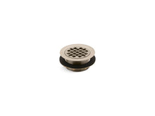 Load image into Gallery viewer, KOHLER K-9132-2BZ Round shower drain for use with plastic pipe, gasket included
