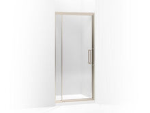 Load image into Gallery viewer, KOHLER 705818-L-ABV Lattis Pivot Shower Door, 76&quot; H X 36 - 39&quot; W, With 3/8&quot; Thick Crystal Clear Glass in Anodized Brushed Bronze
