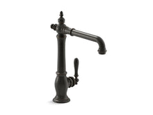 Load image into Gallery viewer, KOHLER K-99266 Artifacts single-hole kitchen sink faucet with 13-1/2&quot; swing spout, Victorian spout design
