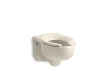 Load image into Gallery viewer, KOHLER K-4450-C-47 Stratton Water-Guard Wall-mounted 3.5 gpf Water-Guard flushometer valve elongated blow-out toilet bowl with top inlet, requires seat
