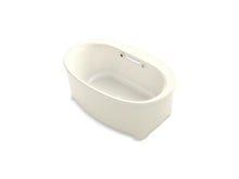 Load image into Gallery viewer, KOHLER K-5702-GW-96 Underscore Oval 60&quot; x 36&quot; freestanding BubbleMassage(TM) Air Bath with Bask heated surface
