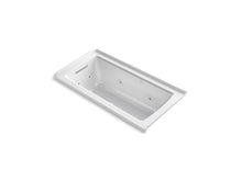 Load image into Gallery viewer, KOHLER K-1947-XHGHL Archer 60&quot; x 30&quot; integral flange Heated BubbleMassage air bath and whirlpool with left-hand drain
