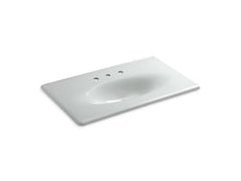 Load image into Gallery viewer, KOHLER K-3051-8 Iron/Impressions 37&quot; Enameled cast iron vanity top with integrated oval sink
