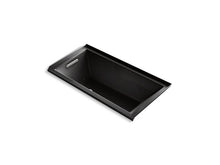 Load image into Gallery viewer, KOHLER K-1167-GLW-7 Underscore Rectangle 60&quot; x 30&quot; alcove BubbleMassage(TM) Air Bath with Bask heated surface and left-hand drain
