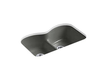 Load image into Gallery viewer, KOHLER K-6626-6U Langlade 33&quot; x 22&quot; x 9-5/8&quot; Smart Divide undermount double-equal kitchen sink with 6 oversize faucet holes
