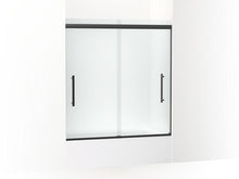 Load image into Gallery viewer, KOHLER K-707602-8D3 Pleat Frameless sliding bath door, 63-9/16&quot; H x 54-5/8 - 59-5/8&quot; W, with 5/16&quot; thick Frosted glass
