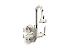 Load image into Gallery viewer, KOHLER K-730T70-4AR Triton Bowe Cannock 12 gpm service sink faucet with 3-11/16&quot; gooseneck spout and lever handles
