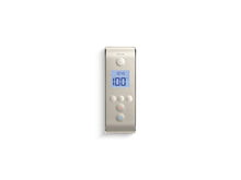 Load image into Gallery viewer, KOHLER 558-1SN Dtv Prompt Three-Outlet Digital Interface in Satin Nickel with Polished Nickel
