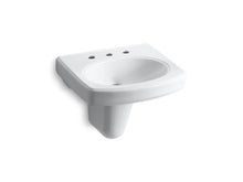 Load image into Gallery viewer, KOHLER 2035-8 Pinoir Wall-mount bathroom sink with 8&quot; widespread faucet holes
