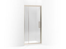 Load image into Gallery viewer, KOHLER 705814-L-ABV Lattis Pivot Shower Door, 76&quot; H X 30 - 33&quot; W, With 3/8&quot; Thick Crystal Clear Glass in Anodized Brushed Bronze
