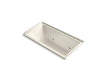 Load image into Gallery viewer, KOHLER K-1167-GCRRW-96 Underscore Rectangle 60&quot; x 30&quot; alcove BubbleMassage(TM) Air Bath with Bask heated surface, chromatherapy and right-hand drain
