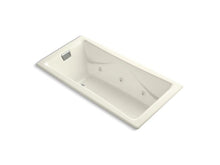 Load image into Gallery viewer, KOHLER K-865-JHM Tea-for-Two 71-3/4&quot; x 36&quot; drop-in/undermount whirlpool bath with end drain
