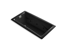 Load image into Gallery viewer, KOHLER K-865-H2-7 Tea-for-Two 72&quot; x 36&quot; drop-in whirlpool with reversible drain and heater without trim
