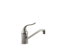 Load image into Gallery viewer, KOHLER 15175-F-BN Coralais Single-Hole Kitchen Sink Faucet With 8-1/2&quot; Spout And Lever Handle in Vibrant Brushed Nickel
