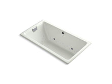 Load image into Gallery viewer, KOHLER K-856-GCCP-NY Tea-for-Two 66&quot; x 36&quot; drop-in BubbleMassage air bath with Polished Chrome airjet finish and chromatherapy lights
