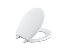 Load image into Gallery viewer, KOHLER 4662-W2 Lustra Quick-Release Round-Front Toilet Seat in Earthen White
