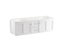 Load image into Gallery viewer, KOHLER K-99524-1WA Damask 60&quot; wall-hung bathroom vanity cabinet with 2 doors and 2 drawers
