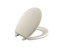 Load image into Gallery viewer, KOHLER 4662-47 Lustra Quick-Release Round-Front Toilet Seat in Almond
