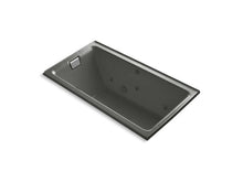 Load image into Gallery viewer, KOHLER K-856-LH-58 Tea-for-Two 66&quot; x 36&quot; alcove whirlpool with left-hand drain and heater without trim

