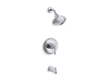 Load image into Gallery viewer, KOHLER K-TS395-4S Devonshire Rite-Temp bath and shower trim with slip-fit spout and 2.5 gpm showerhead
