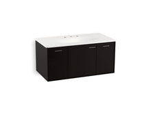 Load image into Gallery viewer, KOHLER K-99561-1WU Jute 42&quot; wall-hung bathroom vanity cabinet with 1 door and 2 drawers
