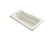 Load image into Gallery viewer, KOHLER K-1229-W1 Mariposa 66&quot; x 36&quot; drop-in bath with Bask heated surface and end drain
