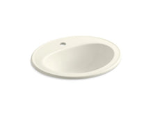 Load image into Gallery viewer, KOHLER K-2196-1-47 Pennington Drop-in bathroom sink with single faucet hole
