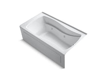 Load image into Gallery viewer, KOHLER K-1224-HR Mariposa 66&quot; x 35-7/8&quot; alcove whirlpool with integral apron, integral flange, right-hand drain and heater
