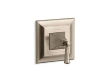 Load image into Gallery viewer, KOHLER T10421-4S-BV Memoirs Stately Valve Trim With Lever Handle For Thermostatic Valve, Requires Valve in Vibrant Brushed Bronze
