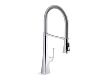 Load image into Gallery viewer, KOHLER K-22060 Graze Semi-professional kitchen sink faucet with 24-5/16&quot; spout
