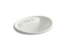 Load image into Gallery viewer, KOHLER K-2839-4-47 Tides Drop-in bathroom sink with 4&quot; centerset faucet holes
