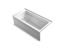 Load image into Gallery viewer, KOHLER K-1949-RAW Archer 66&quot; x 32&quot; integral apron whirlpool bath with Bask heated surface, integral flange, and right-hand drain

