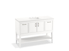 Load image into Gallery viewer, KOHLER K-33580-ASB Winnow 48&quot; bathroom vanity cabinet with sink and quartz top

