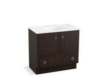 Load image into Gallery viewer, KOHLER K-99506-TK-1WC Jacquard 36&quot; bathroom vanity cabinet with toe kick, 2 doors and 1 drawer
