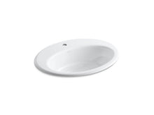 Load image into Gallery viewer, KOHLER K-2907-1-0 Thoreau Drop-in bathroom sink with single faucet hole
