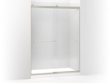 Load image into Gallery viewer, KOHLER K-706168-L-NX Levity sliding shower door, 82&quot; H x 56-5/8 - 59-5/8&quot; W, with 5/16&quot; thick Crystal Clear glass and towel bars

