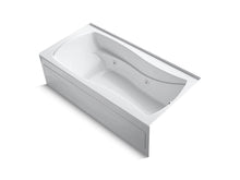 Load image into Gallery viewer, KOHLER K-1257-RAW Mariposa 72&quot; x 36&quot; alcove whirlpool bath with Bask heated surface, integral apron, and right-hand drain

