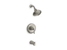 Load image into Gallery viewer, KOHLER K-TS395-4 Devonshire Rite-Temp bath and shower trim with NPT spout and 2.5 gpm showerhead
