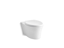 Load image into Gallery viewer, KOHLER K-6299 Veil Wall-hung compact elongated dual-flush toilet with Quiet-Close seat
