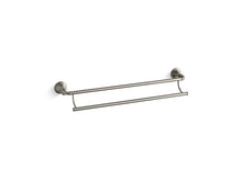 Load image into Gallery viewer, KOHLER 10553-BN Devonshire 24&quot; Double Towel Bar in Vibrant Brushed Nickel
