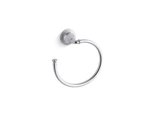 Load image into Gallery viewer, KOHLER 10557-CP Devonshire Towel Ring in Polished Chrome
