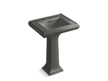 Load image into Gallery viewer, KOHLER 2238-8 Memoirs Classic 24&quot; pedestal bathroom sink with 8&quot; widespread faucet holes
