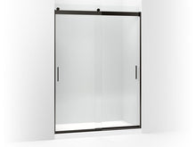 Load image into Gallery viewer, KOHLER K-706165-L Levity Sliding shower door, 82&quot; H x 56-5/8 - 59-5/8&quot; W, with 5/16&quot; thick Crystal Clear glass
