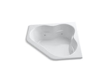 Load image into Gallery viewer, KOHLER K-1160-0 Tercet 60&quot; x 60&quot; drop-in whirlpool with integral flange and center drain

