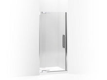 Load image into Gallery viewer, KOHLER 705702-L-SHP Purist Pivot Shower Door, 72-1/4&quot; H X 36-1/4 - 38-3/4&quot; W, With 3/8&quot; Thick Crystal Clear Glass in Bright Polished Silver
