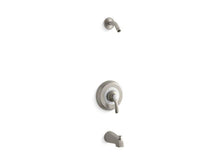 Load image into Gallery viewer, KOHLER TLS12007-4-BN Fairfax Rite-Temp(R) Bath And Shower Trim Set With Npt Spout, Less Showerhead in Vibrant Brushed Nickel
